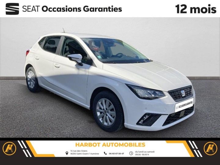 Seat Ibiza v 1.0 ecotsi 95 ch s/s bvm5 style business Blanc, BLANC CANDY - 10