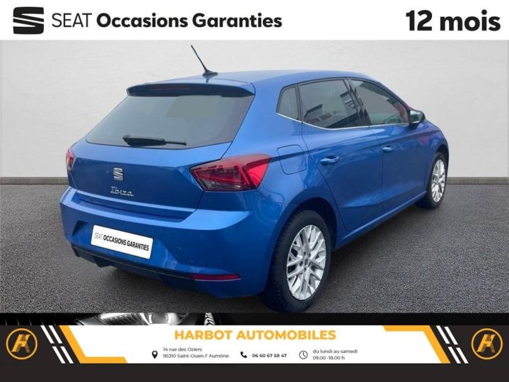 Seat Ibiza v 1.0 ecotsi 95 ch s/s bvm5 xcellence Bleu, Métallisé, Saphire Blue - 2