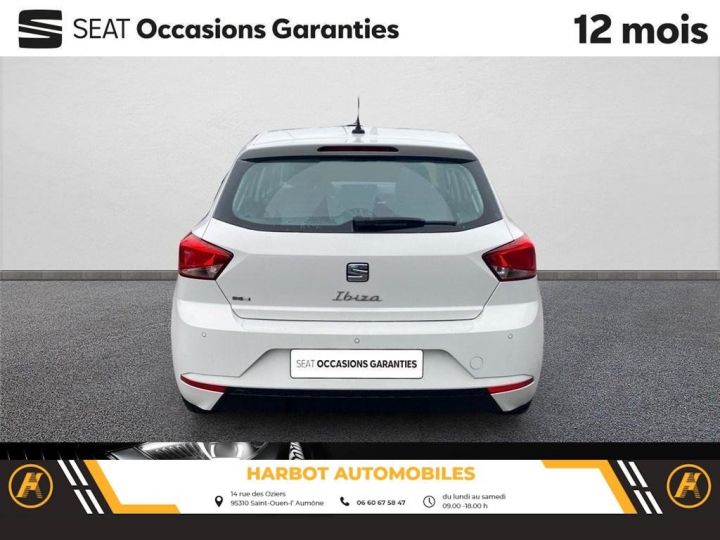 Seat Ibiza v 1.0 mpi 80 ch s/s bvm5 style business Blanc - 8