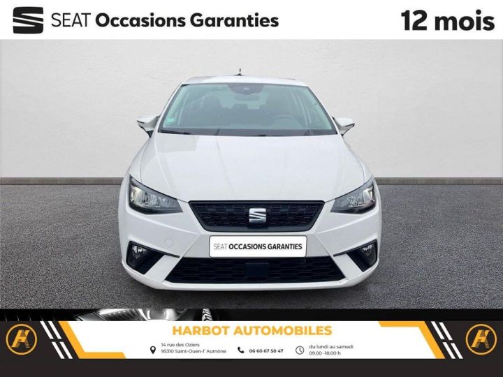 Seat Ibiza v 1.0 mpi 80 ch s/s bvm5 style business Blanc - 9