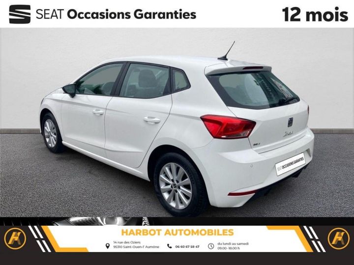 Seat Ibiza v 1.0 mpi 80 ch s/s bvm5 style business Blanc - 11