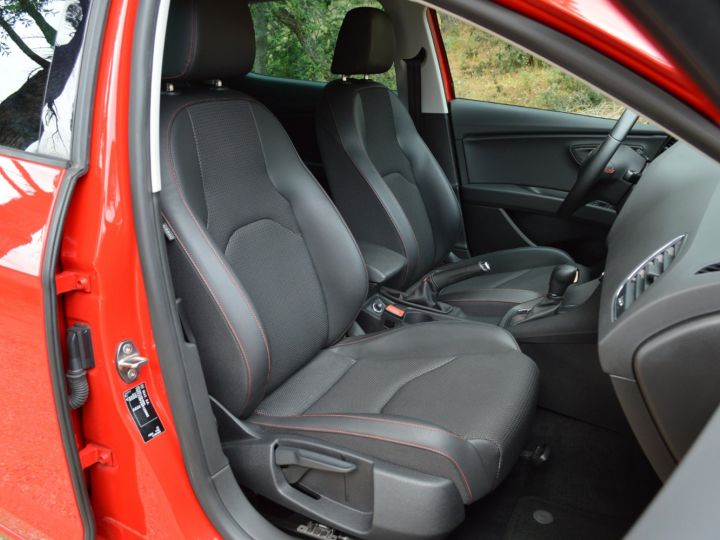 Seat Leon SUPERBE SEAT LEON FR 1.4 Tsi 150ch ACT DSG FULL LED 18 ROUGE EMOTION 2EME MAIN HISTORIQUE COMPLET Rouge Emotion - 42