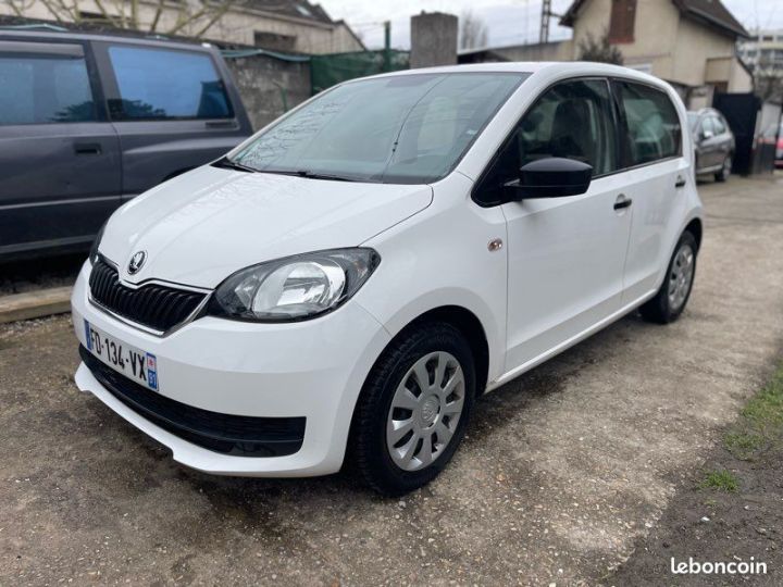 Skoda Citigo Phase 2 1.0 60 cv 5 portes Blanc - 1