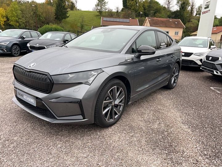 Skoda Enyaq COUPE Coupé iV 80 Gris - 16