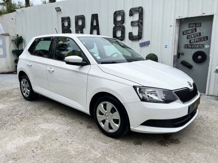 Skoda Fabia 1.0 MPI 60CH CLEVER Blanc - 1