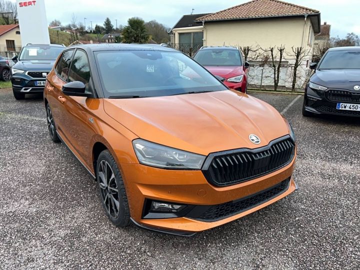 Skoda Fabia 1.0 TSI 116 ch EVO 2 DSG7 Monte-Carlo Orange - 2