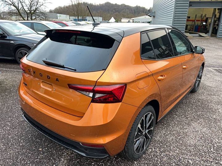 Skoda Fabia 1.0 TSI 116 ch EVO 2 DSG7 Monte-Carlo Orange - 5