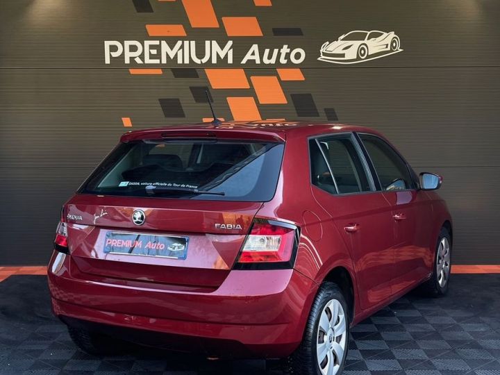 Skoda Fabia 1.2 Tsi 90 Cv Ambition Climatisation Faible Kilométrage 57 000Km Ct Ok 2026 Rouge - 3