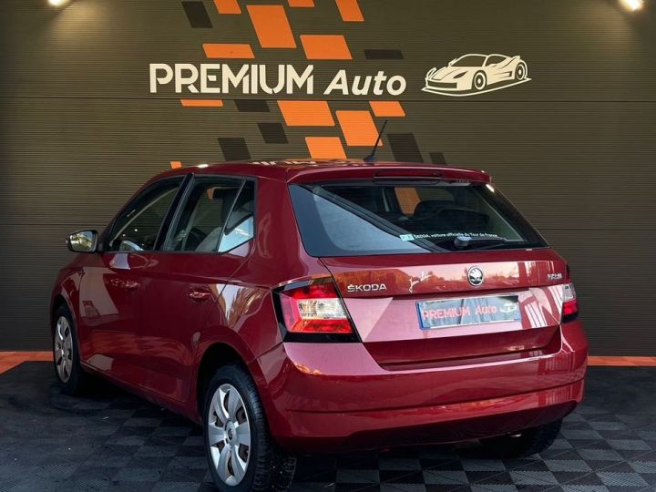 Skoda Fabia 1.2 Tsi 90 Cv Ambition Climatisation Faible Kilométrage 57 000Km Ct Ok 2026 Rouge - 4