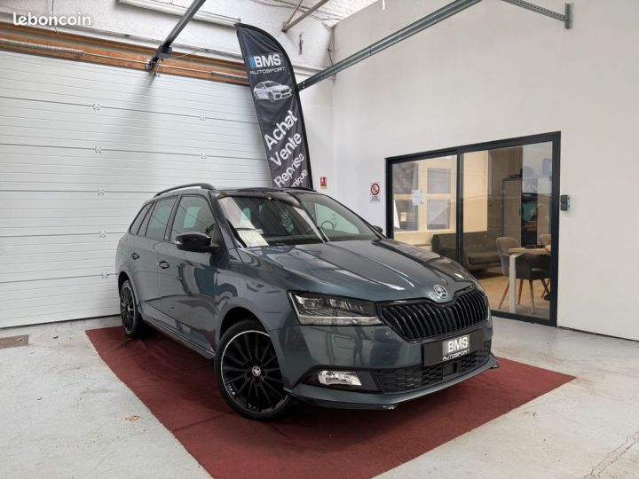 Skoda Fabia Combi 1.0 TSI 95 Monte Carlo Full Options (Toit pano, GPS, LED, Caméra) Gris - 1