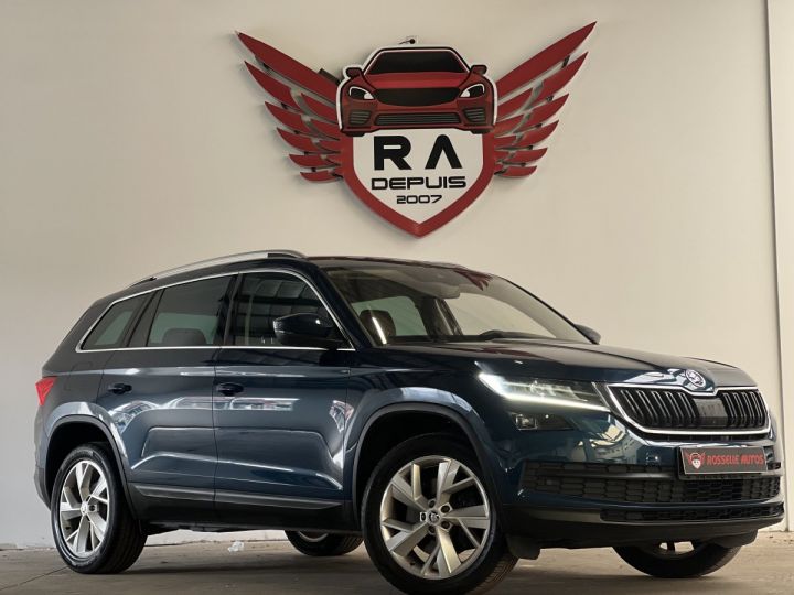 Skoda Kodiaq STYLE à partir de 188 €/mois 2.0 TSI 179CH 4x4 DSG Bleu Métallisé - 1