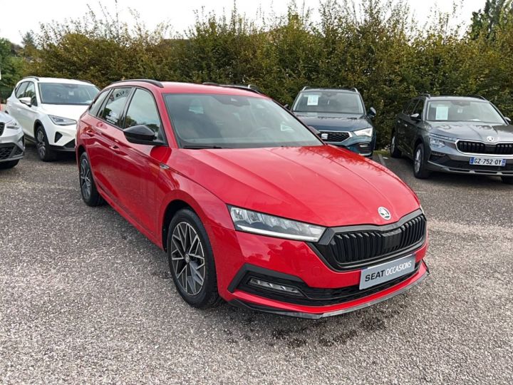 Skoda Octavia Combi 1.4 TSI PHEV iV 204 ch DSG6e Sportline Rouge - 2