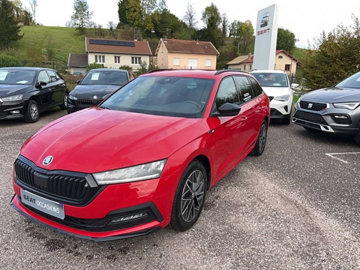 Skoda Octavia Combi 1.4 TSI PHEV iV 204 ch DSG6e Sportline Rouge - 11