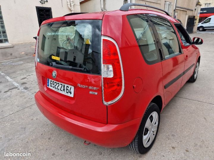 Skoda Roomster 1.4 tdi 80ch entretien a jour garantie 6-mois Rouge - 5