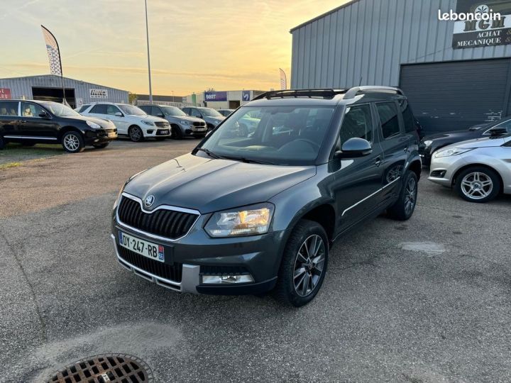 Skoda Yeti 2.0 tdi 150 ch edition green 4x4 toit pano -gps- ouvrant Gris - 2