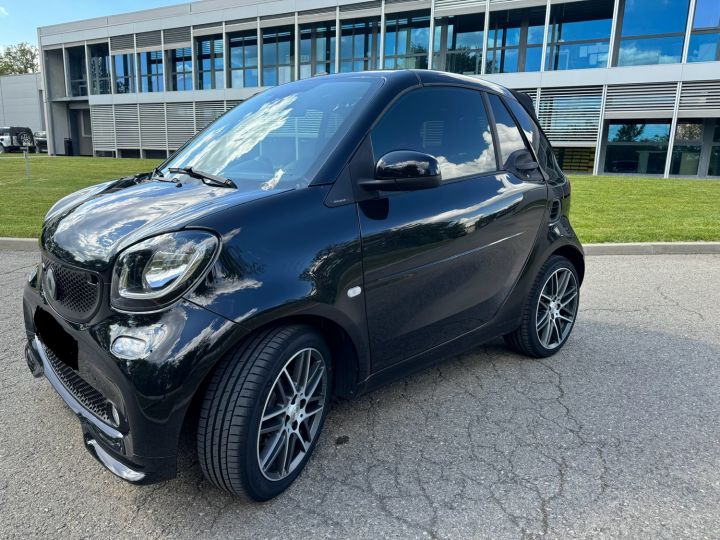 Smart Brabus Smart Fortwo 1.0 L 109 Ch Brabus Xclusive Cabriolet Noir Métallisé - 1