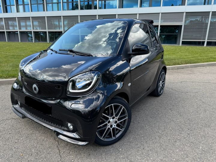 Smart Brabus Smart Fortwo 1.0 L 109 Ch Brabus Xclusive Cabriolet Noir Métallisé - 2