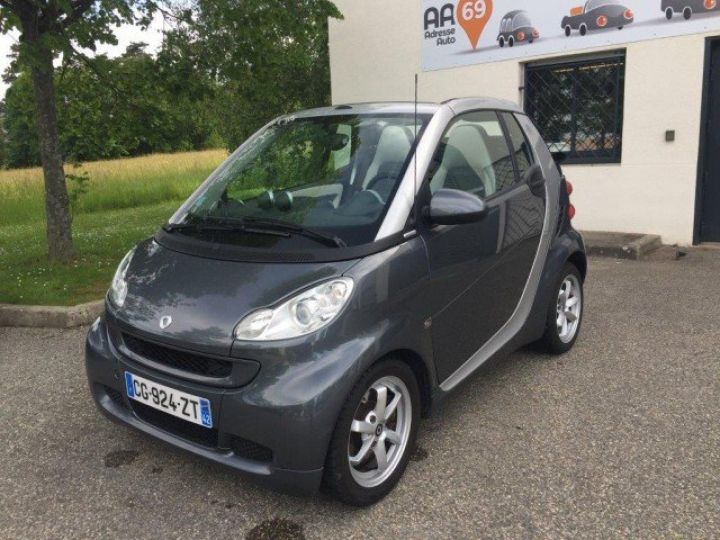 Smart Fortwo CABRIOLET 1.0 71 CV MHD PASSION 2P SOFTOUCH     Essence BI TON GRIS - 4