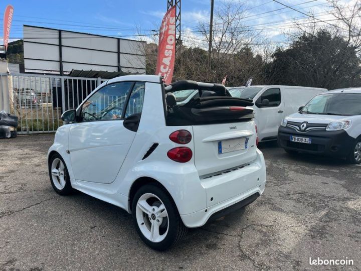 Smart Fortwo cabriolet 71cv Blanc Occasion - 3