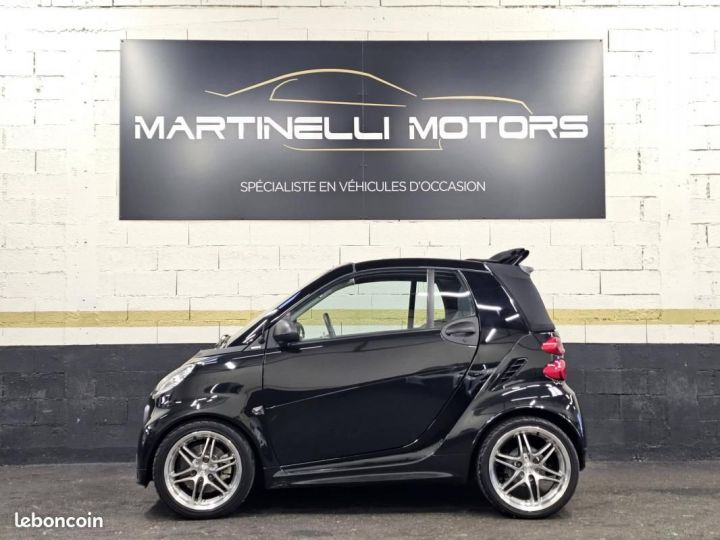 Smart Fortwo Cabriolet II 102ch Turbo Brabus Softouch Noir - 2