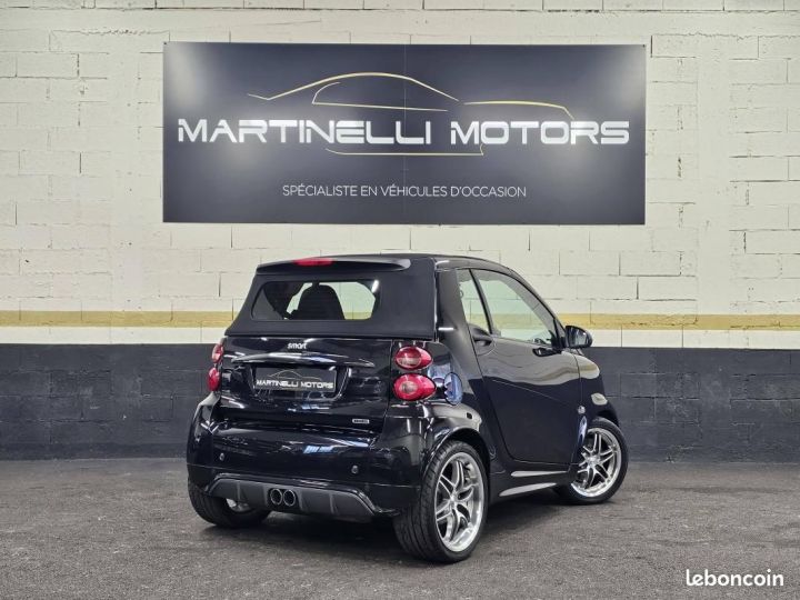 Smart Fortwo Cabriolet II 102ch Turbo Brabus Softouch Noir - 4