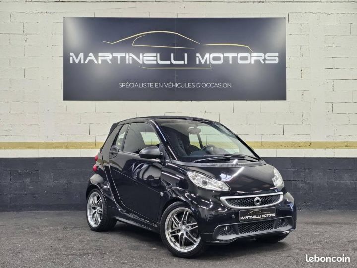 Smart Fortwo Cabriolet II 102ch Turbo Brabus Softouch Noir - 6