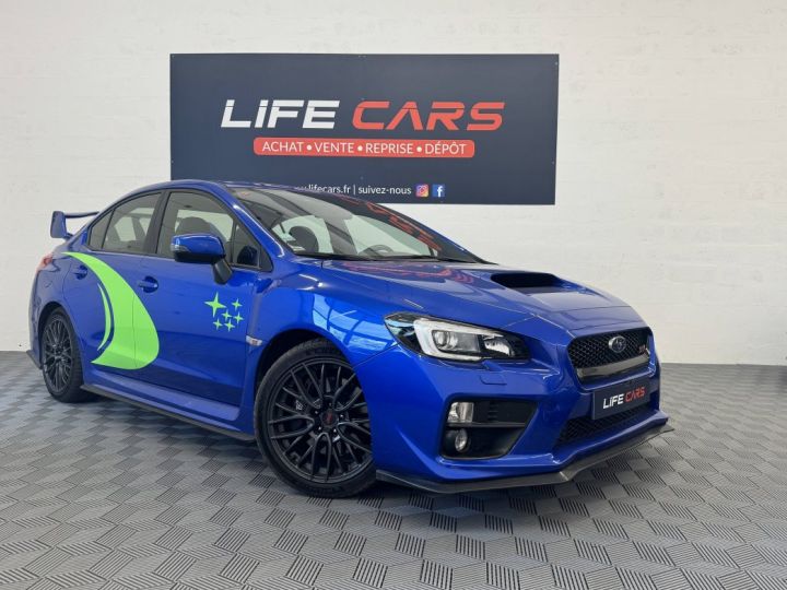 Subaru Impreza WRX STI 2.5T 300ch 2014 française Entretien complet BLEU FONCE - 1