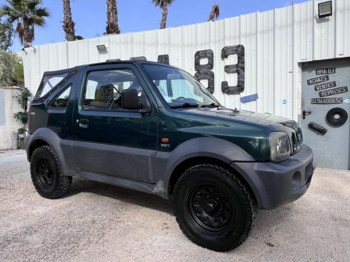 Suzuki Jimny Cabriolet 1.3i CABRIOLET JLX PHASE 1 Vert foncé - 1