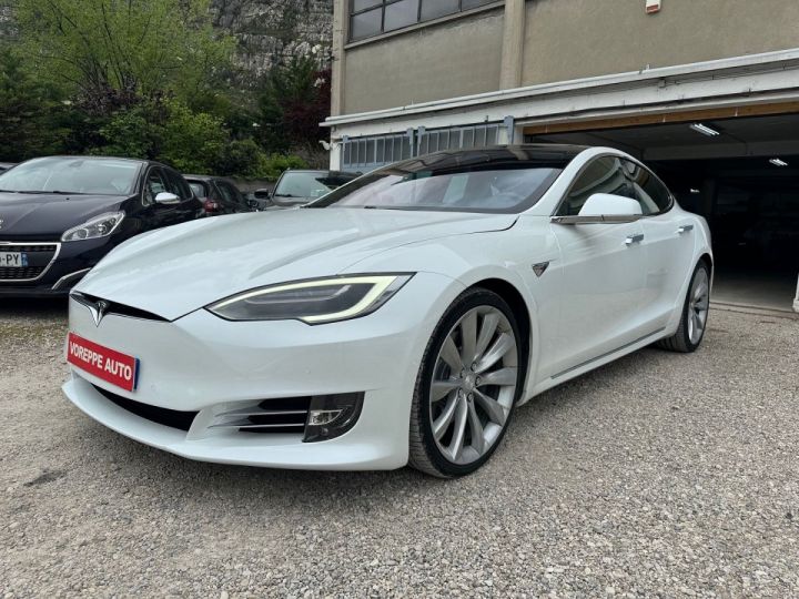 Tesla Model S 90D DUAL MOTOR / SUPERCHARGED GRATUIT A VIE / Blanc - 1