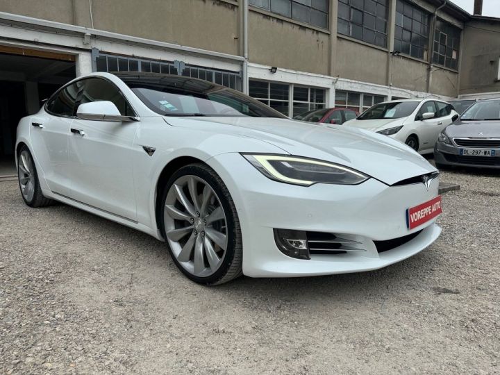 Tesla Model S 90D DUAL MOTOR / SUPERCHARGED GRATUIT A VIE / Blanc - 3