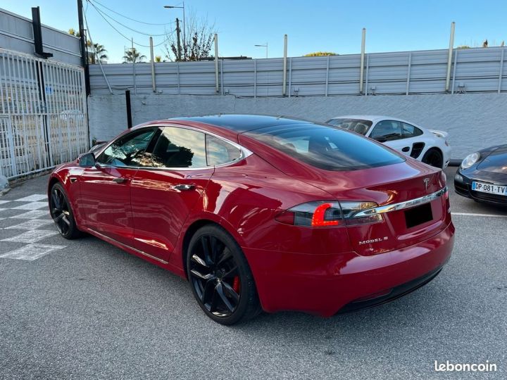 Tesla Model S p 100 d 761cv ludicrous en stock garantie 12 mois Rouge - 5