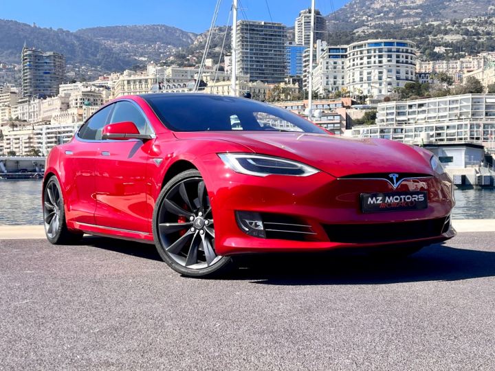 Tesla Model S P90D LUDICROUS DUAL MOTOR Rouge Occasion - 6