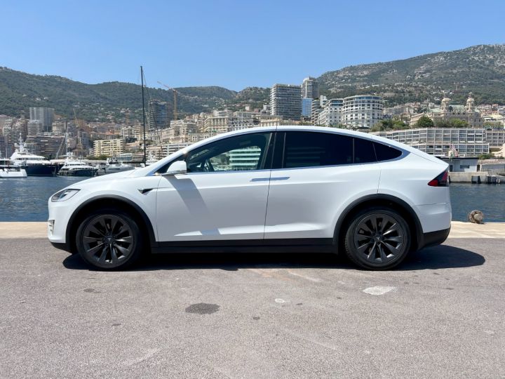 Tesla Model X 100D DUAL MOTOR 7 PLACES - TVA RECUPERABLE Blanc Nacré Occasion - 5