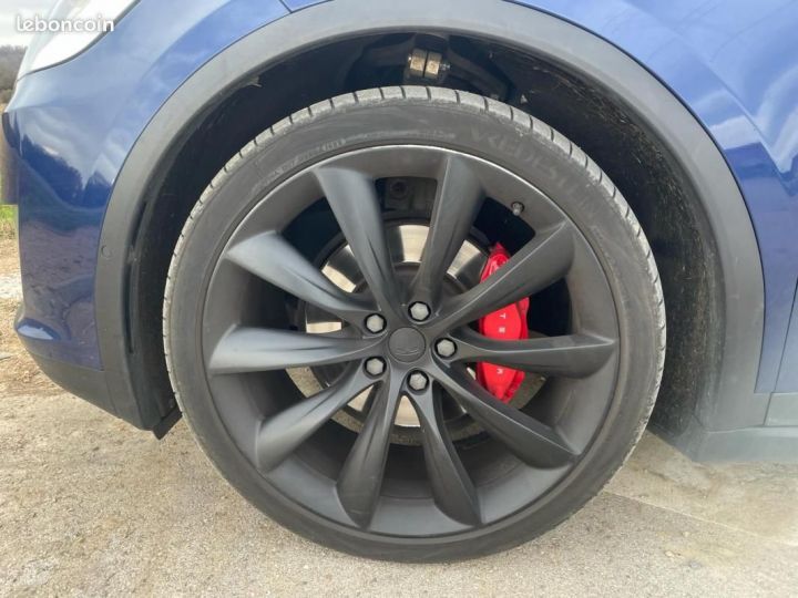 Tesla Model X 90 kWh All-Wheel Drive Performance Bleu - 5