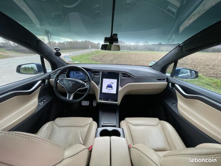 Tesla Model X 90 kWh All-Wheel Drive Performance Bleu - 14