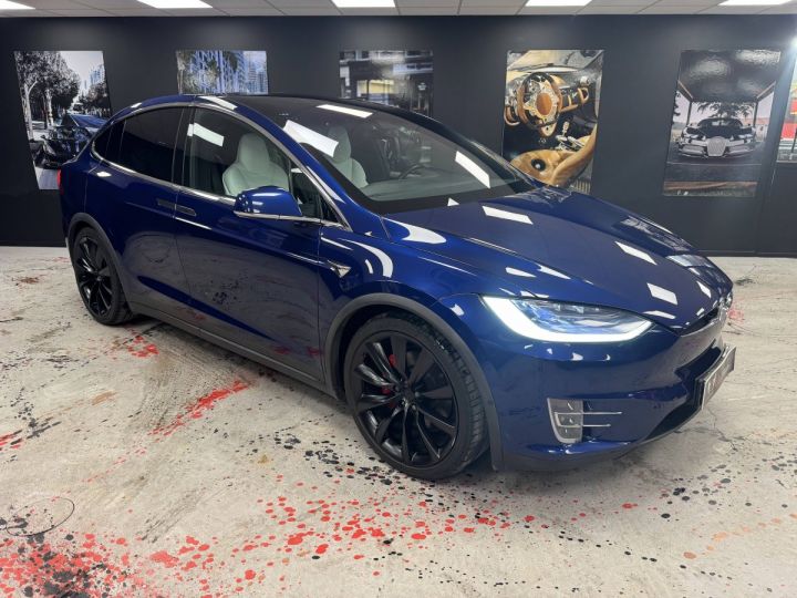 Tesla Model X P100Performance Ludicrous Dual Motor BLEU - 21