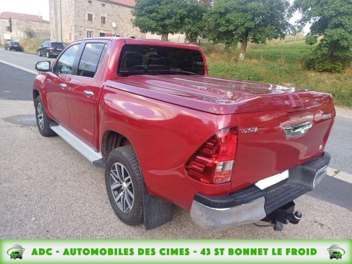 Toyota Hilux IV DOUBLE CABINE 2.4 D-4D 150 LOUNGE BVA Rouge Foncé - 5