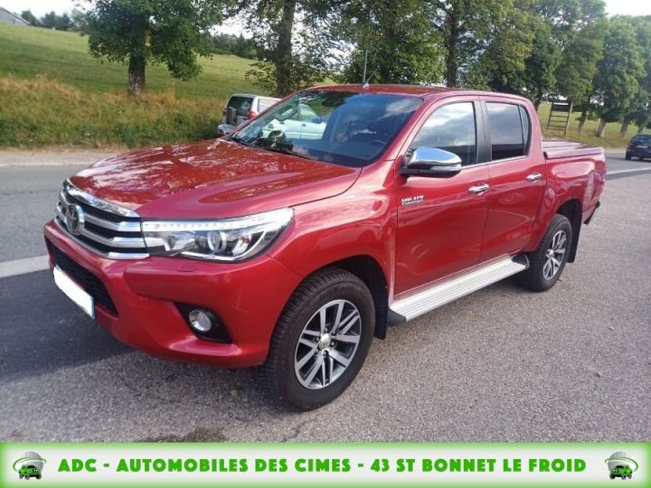 Toyota Hilux IV DOUBLE CABINE 2.4 D-4D 150 LOUNGE BVA Rouge Foncé - 7