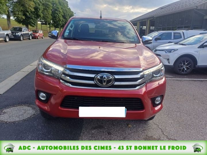 Toyota Hilux IV DOUBLE CABINE 2.4 D-4D 150 LOUNGE BVA Rouge Foncé - 8