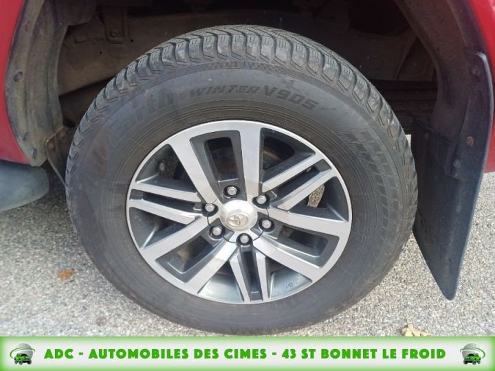 Toyota Hilux IV DOUBLE CABINE 2.4 D-4D 150 LOUNGE BVA Rouge Foncé - 11