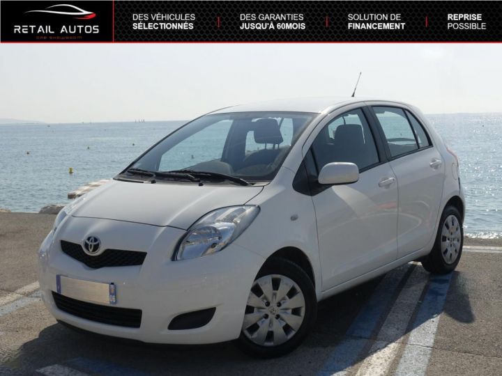 Toyota Yaris 1.3 - 100 VVT-i - BV MultiMode II Confort Pack PHASE 2 BLANC - 1