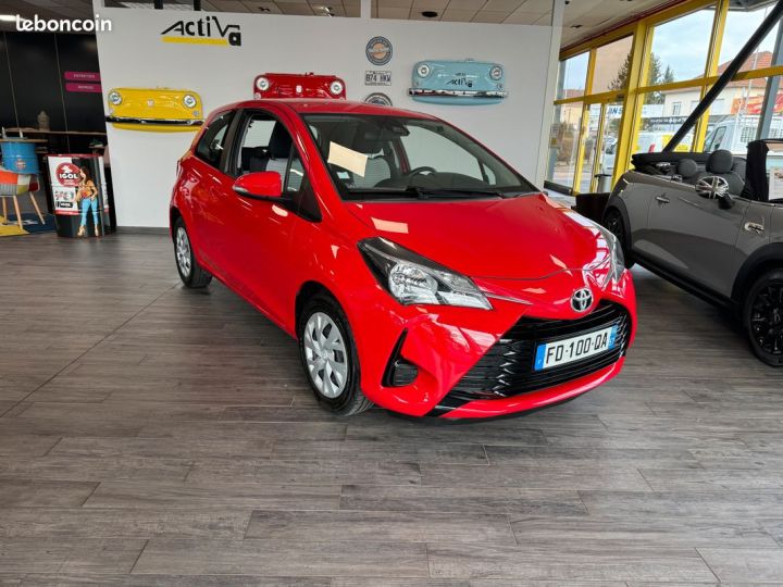 Toyota Yaris France BVM 69 879 Km 173,76E-Mois Rouge - 1