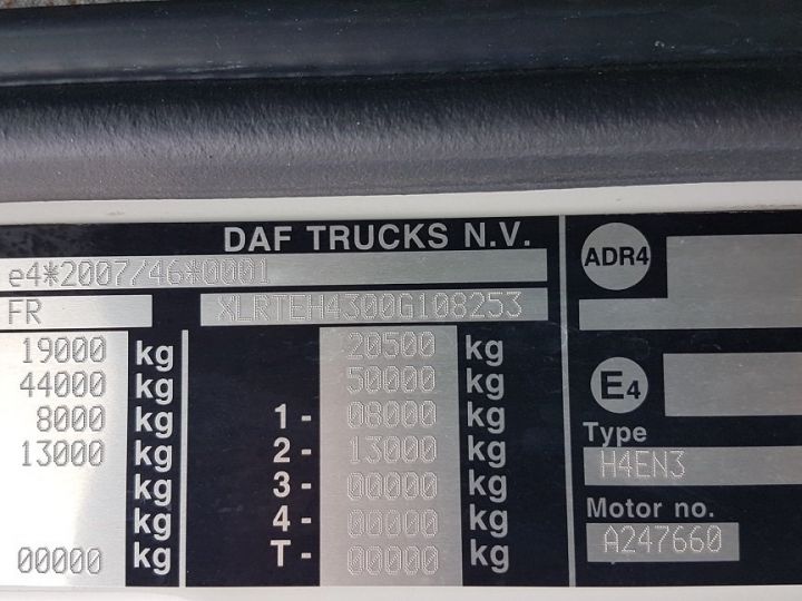 Tractor truck Daf XF 460 euro 6 SPACECAB BLANC - 19