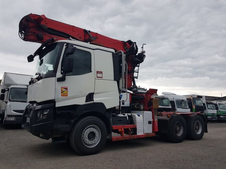 Tractor truck Renault K 520 6x4 GRUMIER - EPSILON S300L98 BLANC - ROUGE - 1