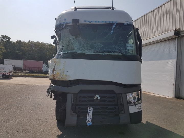 Tractor truck Renault T 480 ACCIDENTE - Mécanique OK BLANC - 5