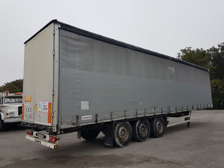 Trailer Schmitz S3 Curtain side body P.L.S.C. grand volume 97m3 (réhaussable) GRIS - 2