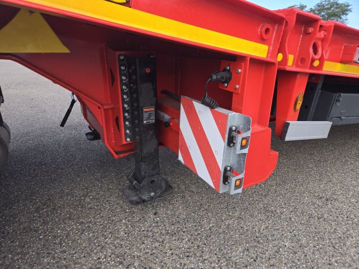 Trailer Alim Heavy equipment carrier body Semi porte engins neuve avec table elevatrice hydraulique essieux saf  - 9