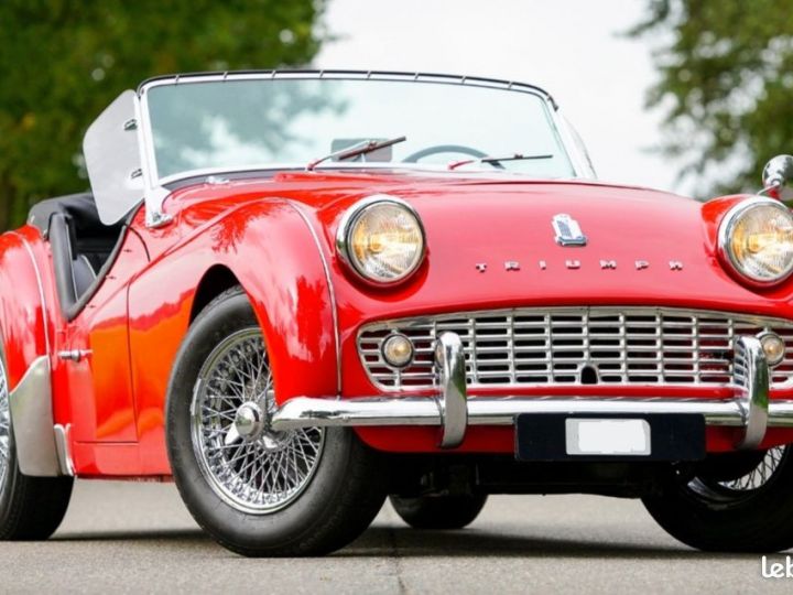 Triumph TR3A TR magnifique Rouge - 1