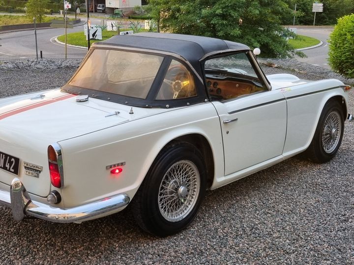 Triumph TR5 TR Pi de 1968, proprio depuis avant 1980 Blanc - 3