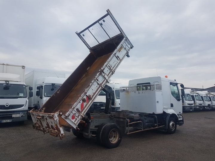 Trucks Renault Midlum 2/3 way tipper body 180dci.12 BTP BLANC - 3